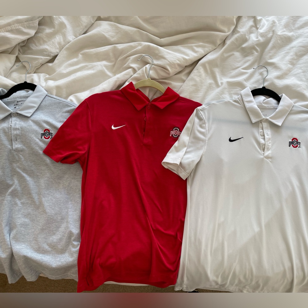Nike Ohio State Polos size M